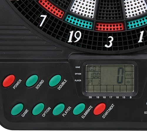 Miniatura 7 de Tablero de dardos electrónico, tablero de dardos suave de alta fiabilidad, rendimiento estable, fabricación simple, profesional, pantalla LCD segura