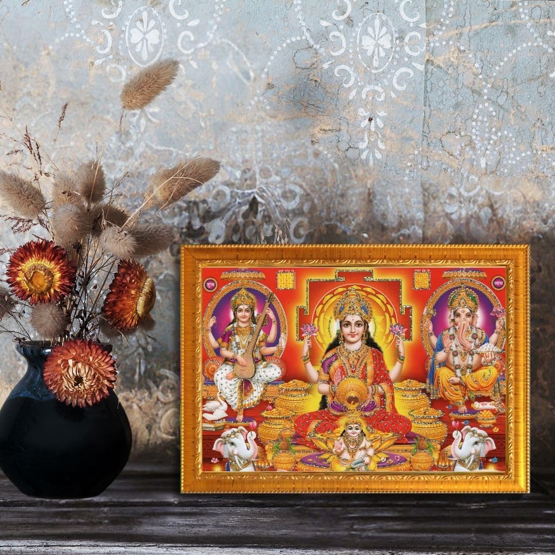 Lakshmi Devi Photo Frame - Diwali Pooja Gift -4