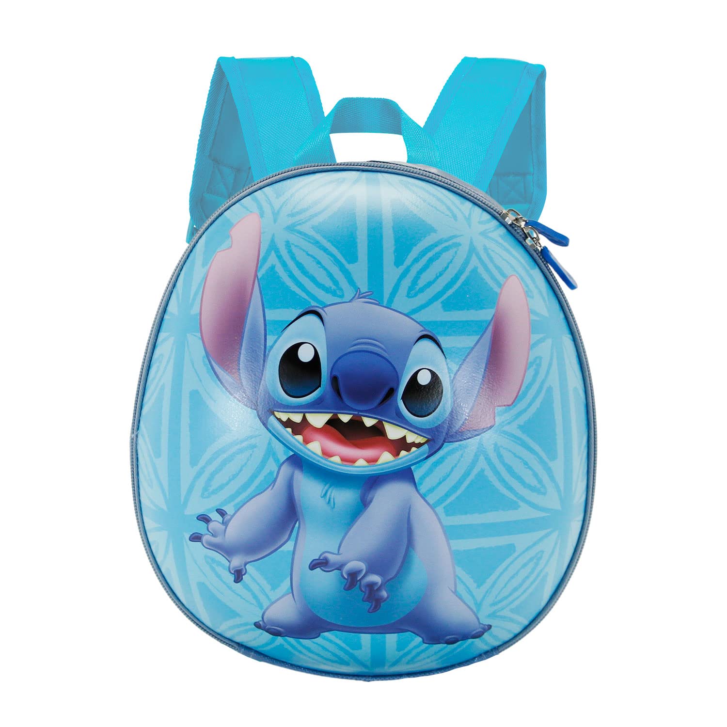 Disney Lilo y Stitch Dancing-Mochila Eggy, Azul, 24 x 28 cm, Capacidad 6 L