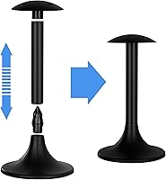 Vista 4 de NEXCOVER Poste de soporte para cubierta de barco, altura ajustable de 12 a 54 pulgadas, poste de extensión de 6 etapas, poste de soporte de ABS