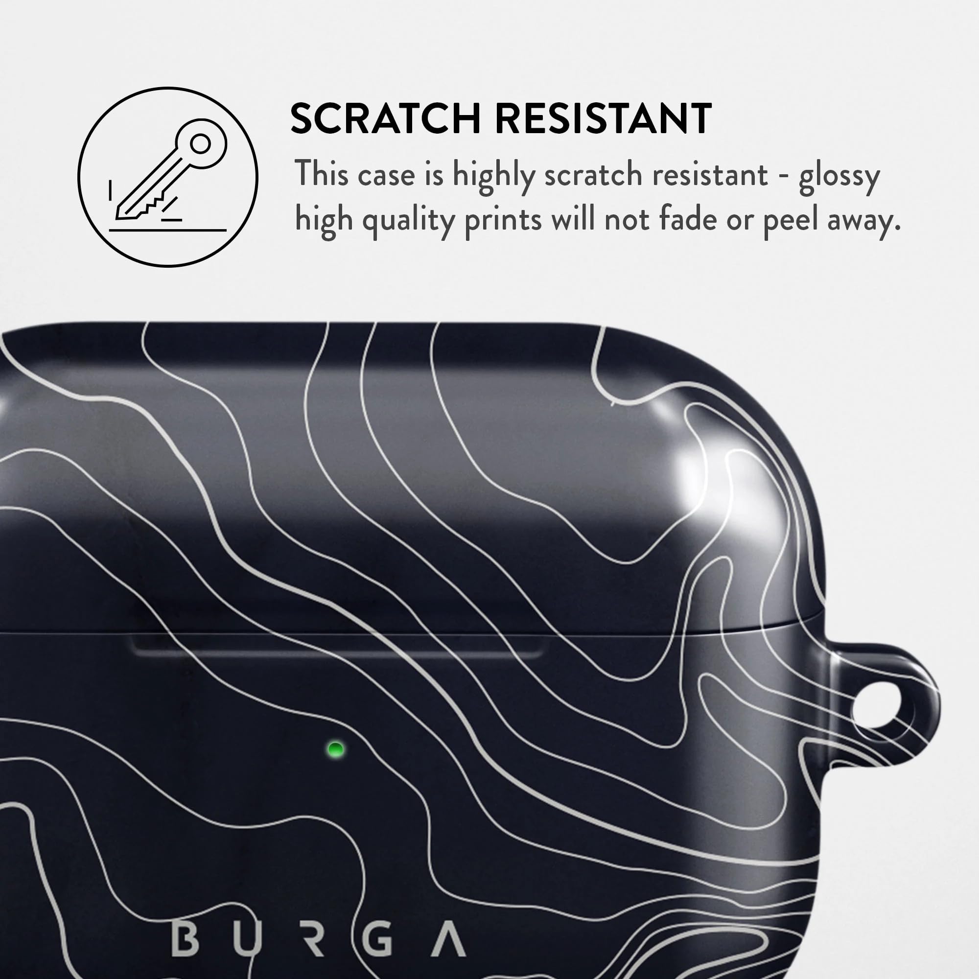 BURGA Apple Airpods PRO ile Uyumlu Kılıf, Drifting Shores