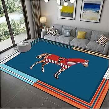 絨毯　ラグ　タペストリー　馬 絨毯 ラグ タペストリー 馬 - ラグ・カーペット安価