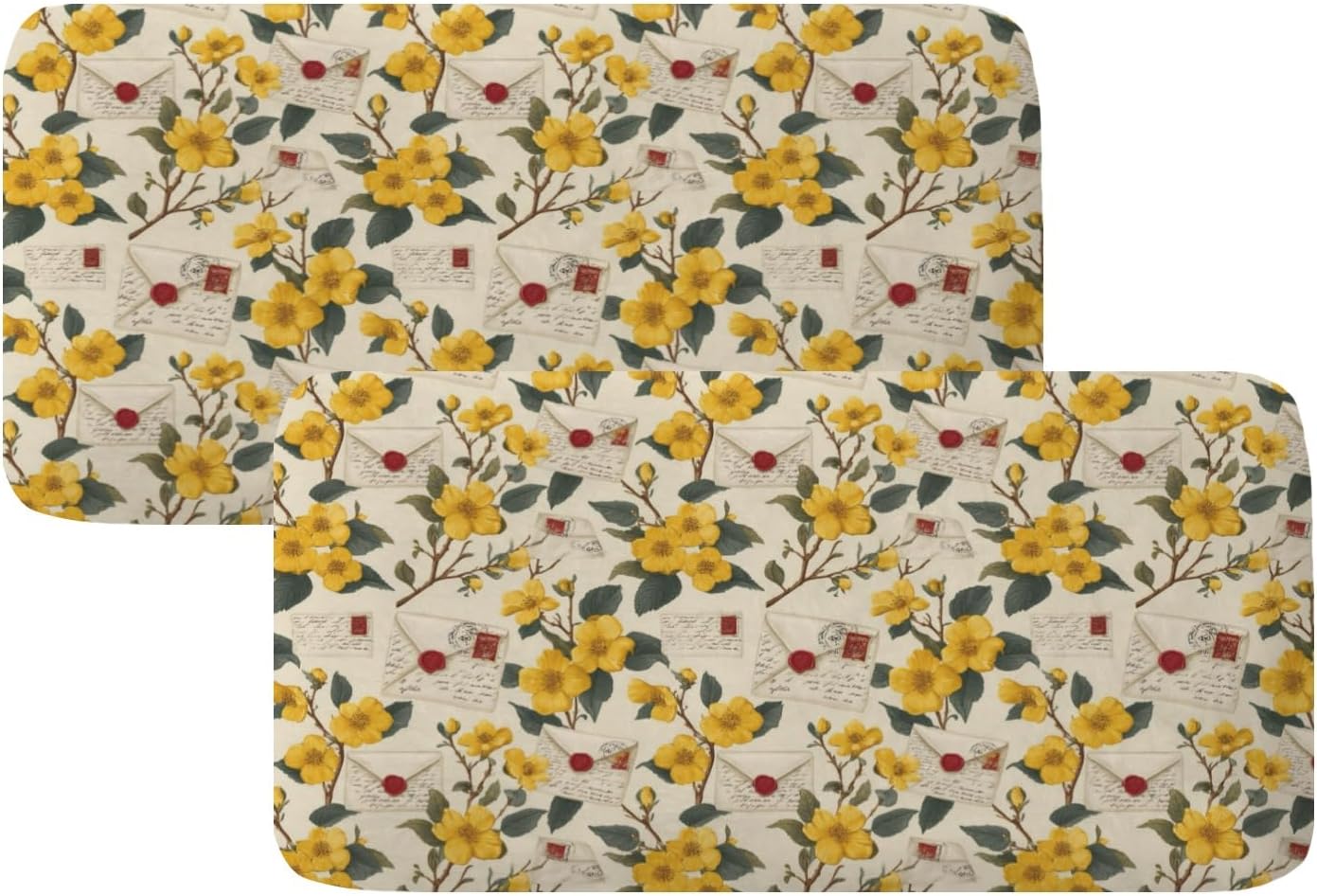AST Letter Bloom Flowers Loveseat Covers Couch Covers for 2 Cushion Couch, 2-Piece Stretch Sofa Slipcovers Anti-Slip Washable Furniture Protectors for Dogs Pets