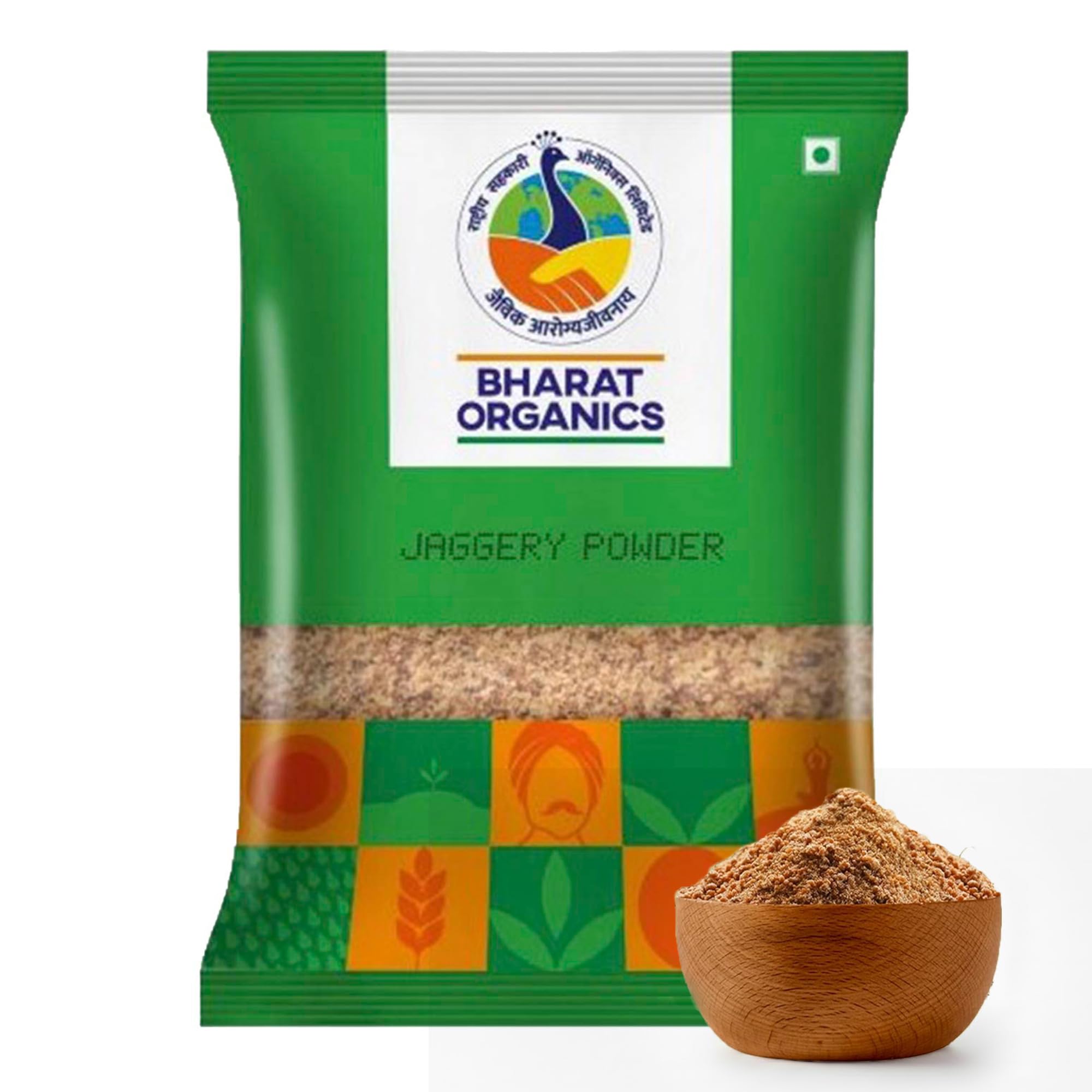 Bharat Organics Natural Jaggery Powder (500g) | Pure Unrefined Desi Gud Shakkar | Chemical Free Traditional Sweetener | Perfect for Tea, Coffee & Baking-image-20