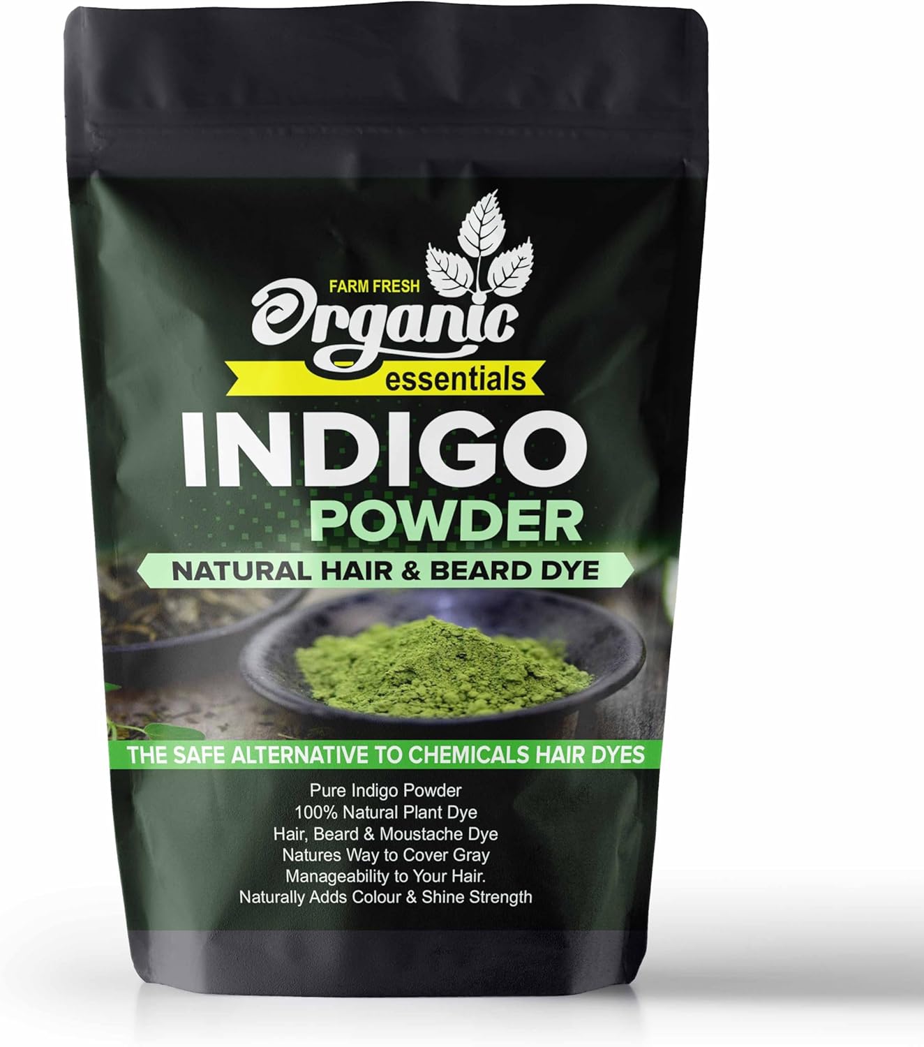 Natures Root - Polvere Di Indaco Di Alta Qualità (Indigofera Tinctoria), Colore Naturale Per Capelli - Foto 9