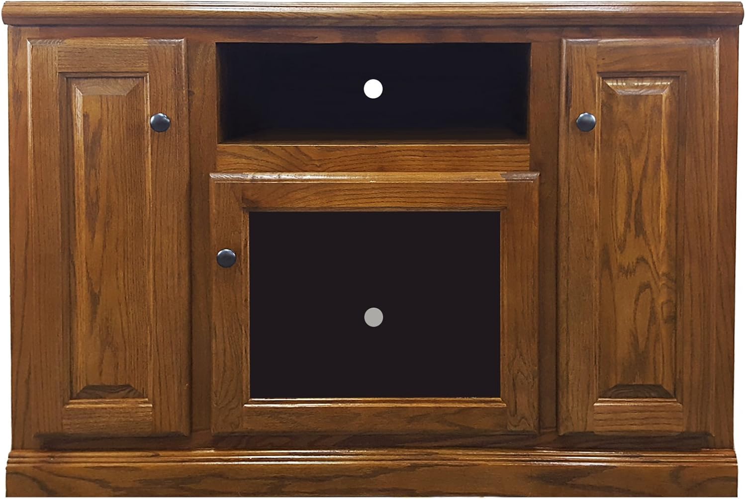 American Heartland Oak TV Stand, Medium