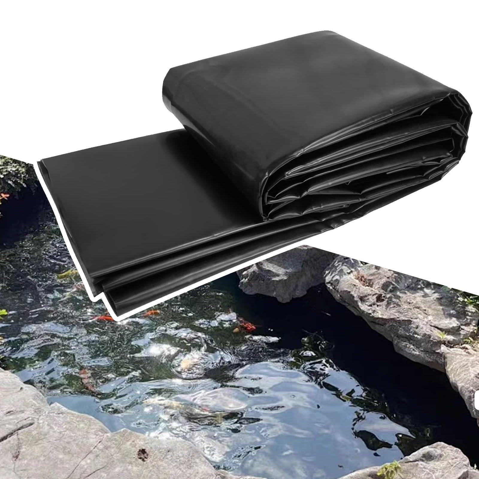 Bâche de bassin en PEHD 15x9m pour stopper les fuites d'eau de votre étang