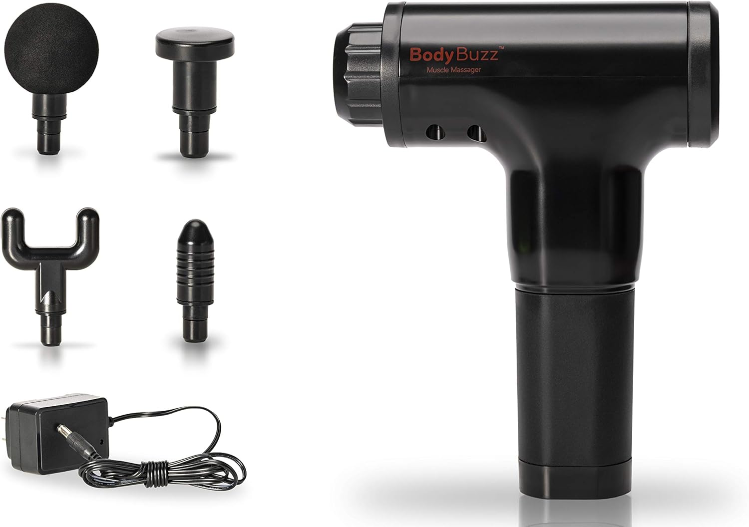 BODY BUZZ Muscle Massager Massage Gun, 6 Intensity speeds