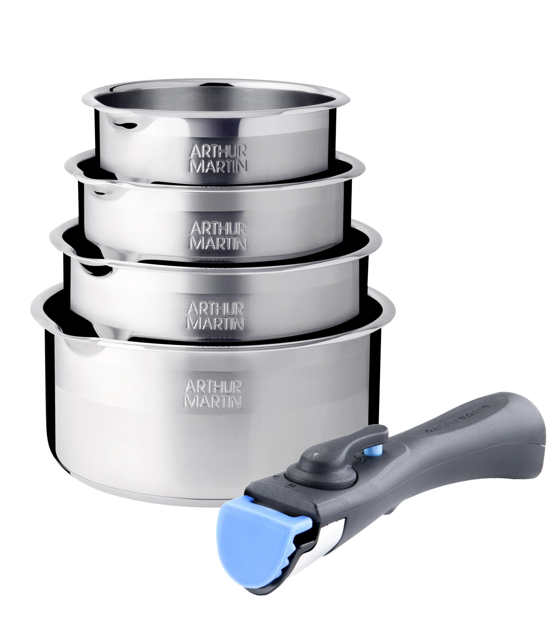 Arthur Martin - AM7457 Stainless Steel cookware Set