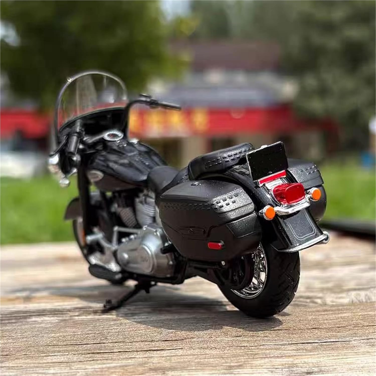 HTASFCI Motorcycle Model Compatible with Harley-Davidson, 2024 Heritage Classic, 1988 FLT Tour Glide, 1:18 Vintage Motorcycle Models Sportbike Replicas Gifts Baking Ornaments(2024 Black)