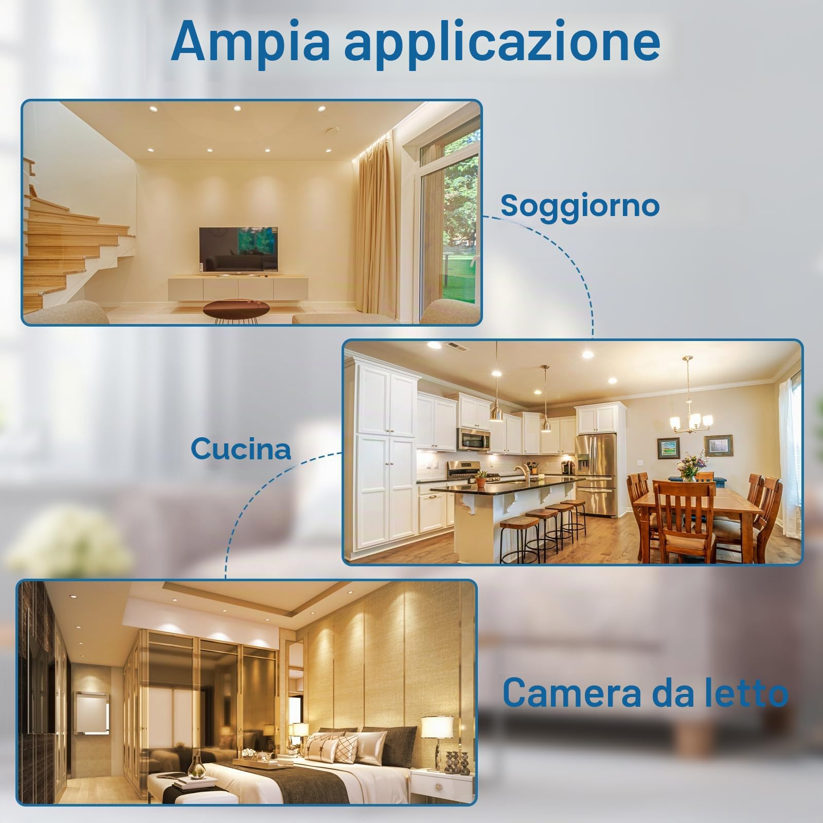 HiBay Lampadina LED GU5.3 MR16 12V,4W Equivalente a 35W Alogena,400LM Luce Bianco Calda 3000K,220V,Lampadine Faretto LED GU5.3 per Plafoniera Spot Lampada Sostituiscono,Non Dimmerabile Set di 10