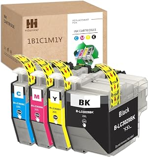 HiServicer 3029 Compatible Ink Cartridges Replacement for Brother LC3029 XXL LC3029BK LC3029C LC3029M LC3029Y High Yield LC-3029 Ink for MFC-J5830DW MFC-J6535DW MFC-J5930DW MFC-J6935DW MFC-J5830DWXL MFC-J6535DWXL (4Pack)