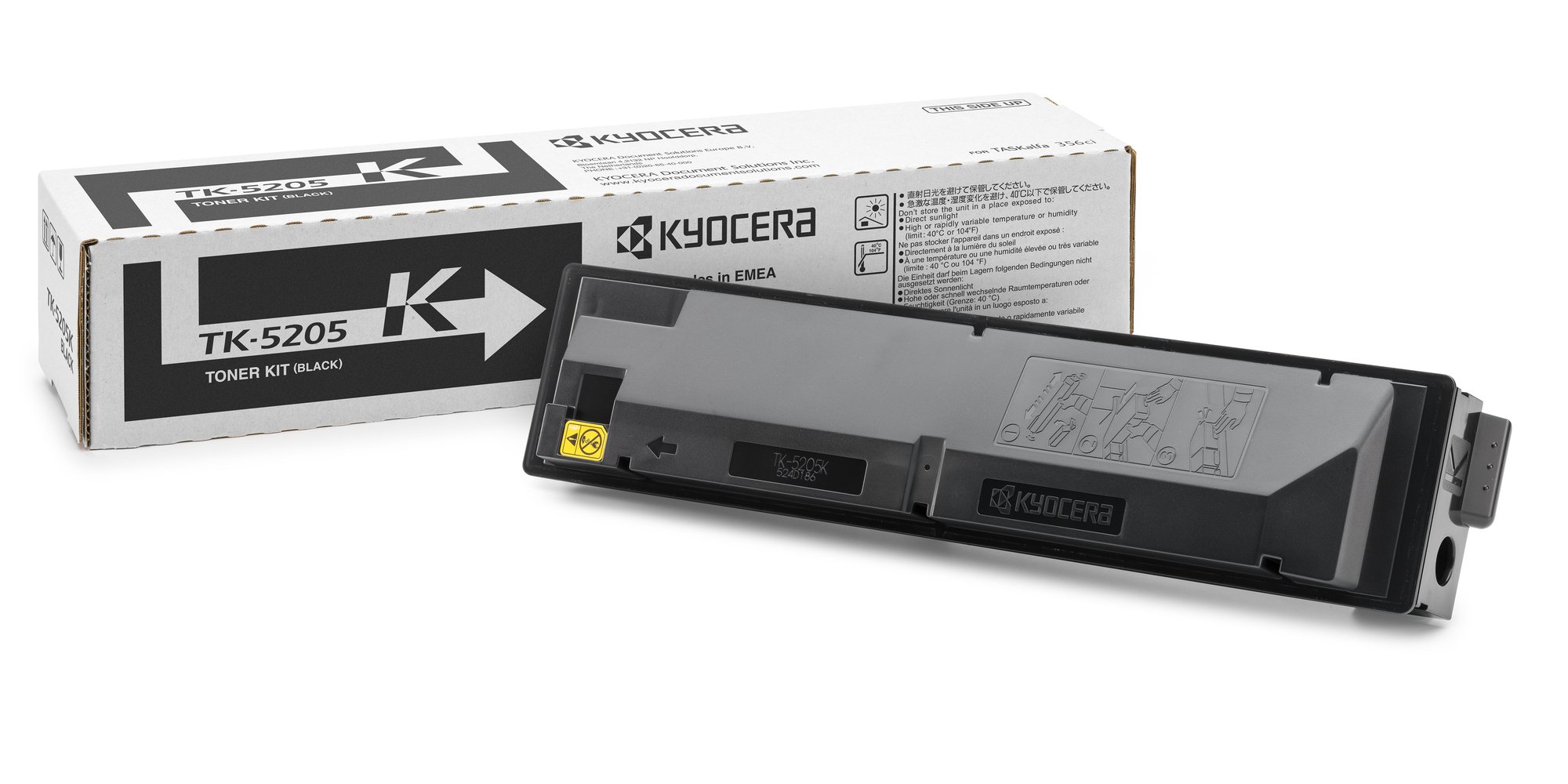 Kyocera TK-5205K Czarny Toner 1T02R50NL0, Kompatybilny z Taskalfa 356Ci