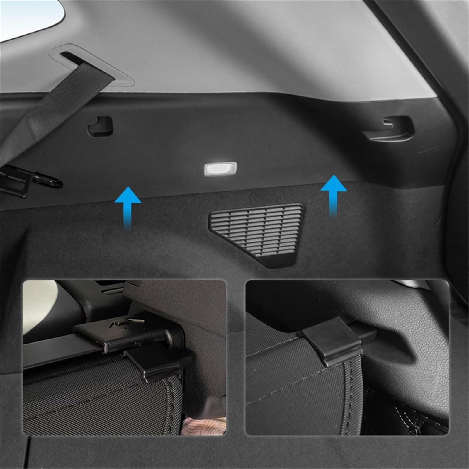 Versenkbare Trunk Cargo Abdeckung Privatsphäre Hinten Abschirmung Schatten Auto Zubehör Für Buick Für Electra Für E5 2023 Gepäckraumabdeckung