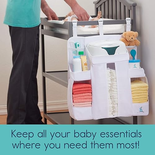 Miniatura 2 de Organizador para el cuarto del bebé y contenedor de pañales Hiccapop  organizador de almacenamiento para las cosas esenciales y para colgar pañales