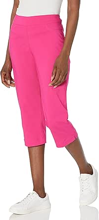 SLIM-SATION Pantaloni Donna Gamba Dritta A Vita Alta Con Pannello Modellante Per Il Controllo Della Pancia, Taglie 2-18, Colore Vari - 2