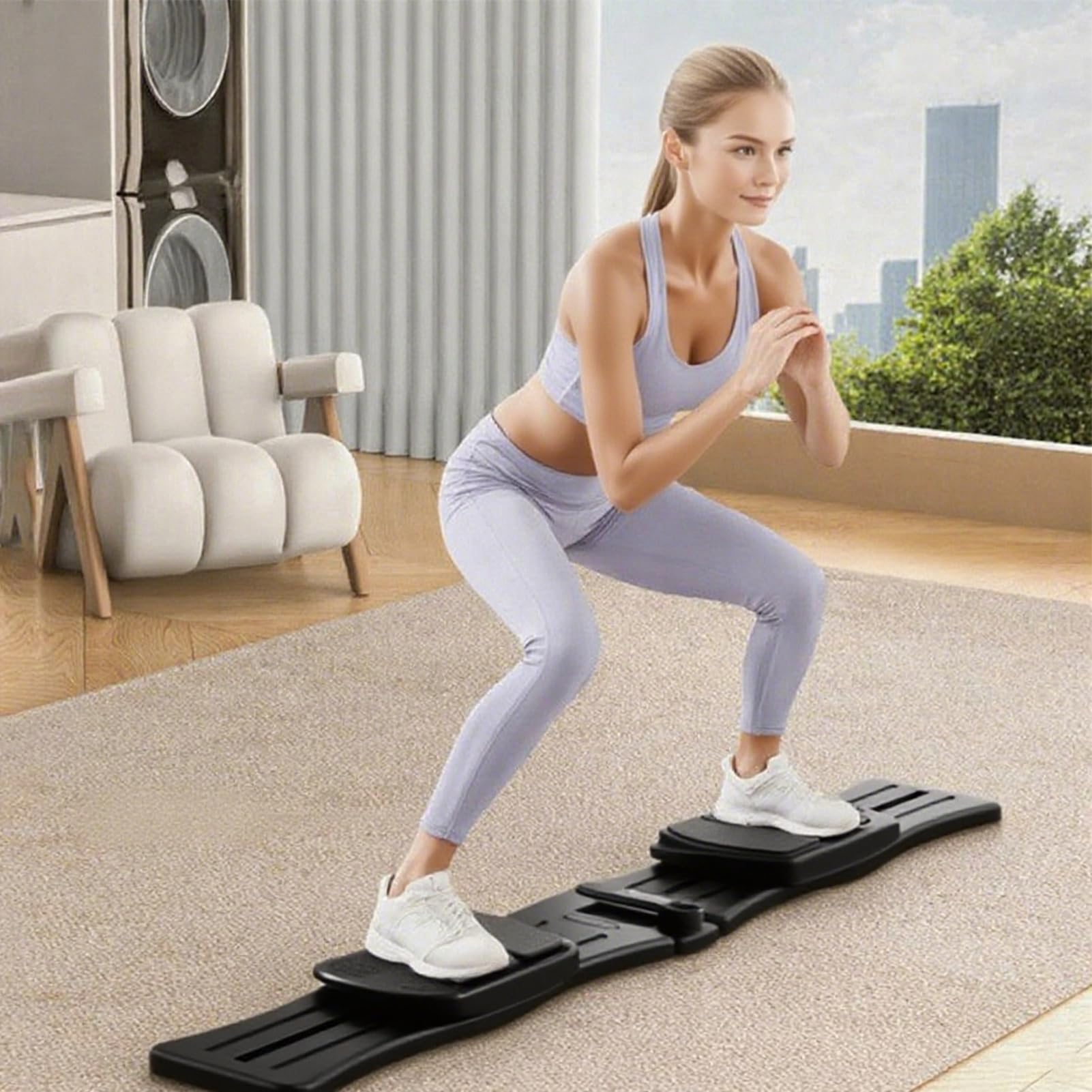 Tavola per riformer per pilates, tavola da allenamento per addominali | Accessorio portatile e pesante per l'allenamento dei muscoli addominali, attrezzo ergonomico antiscivolo per esercizi di fitness