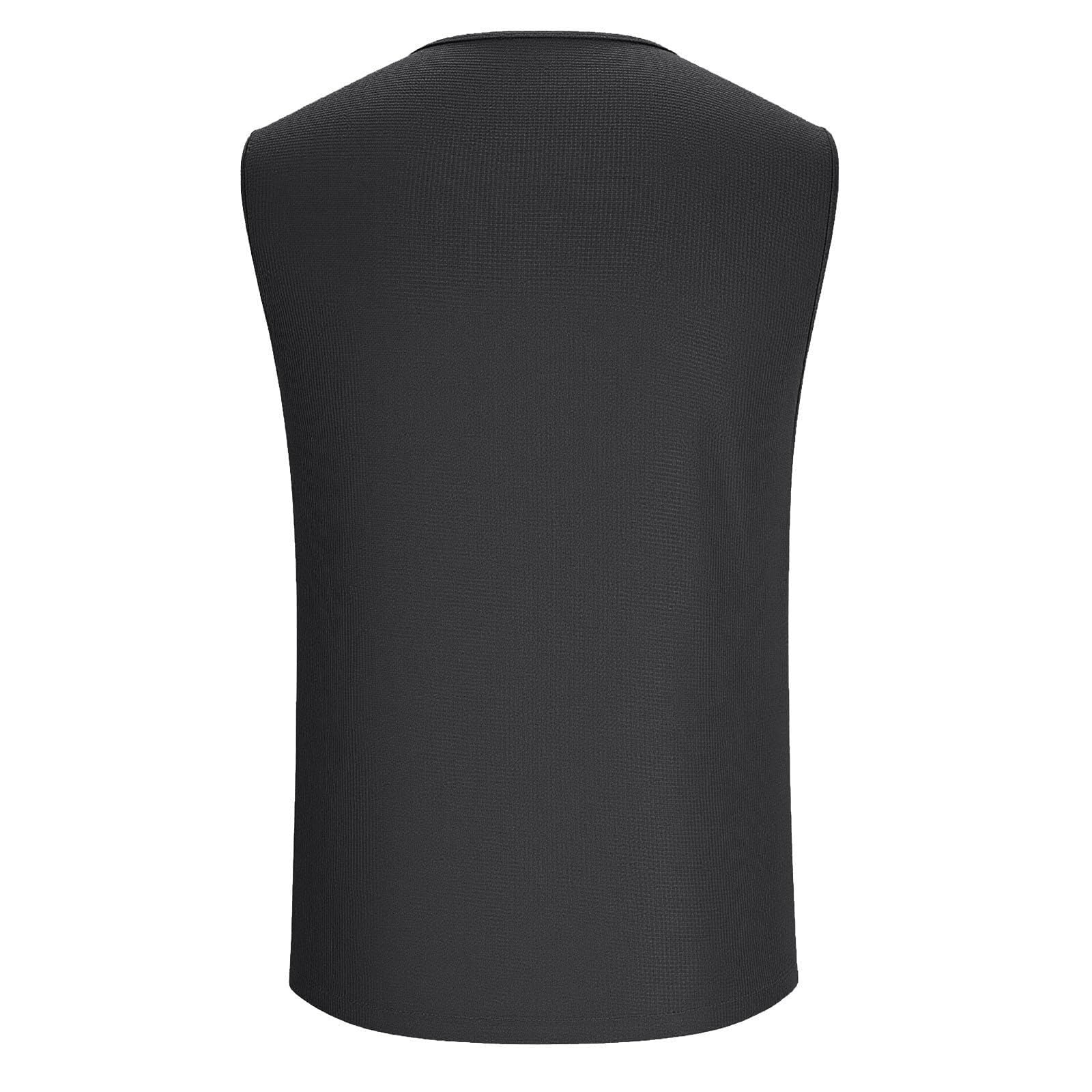Canotta da uomo per allenamento, traspirante, leggera, per fitness e sport | Materiale traspirante, vestibilità comoda, versatile, design classico, per attività all'aperto