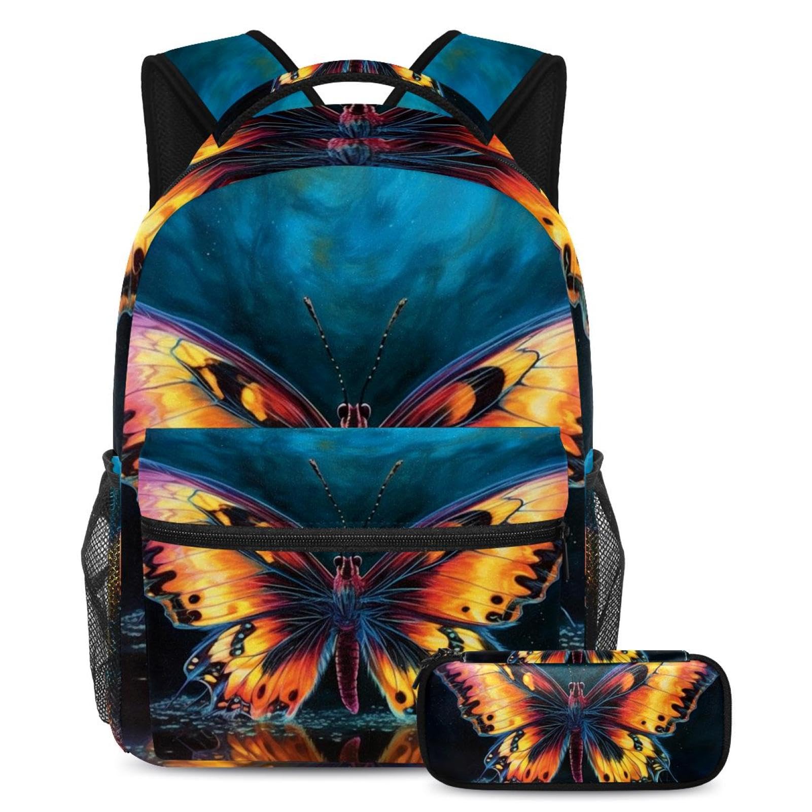 Sac à dos d'école ergonomique fleur pour soulager le dos des enfants