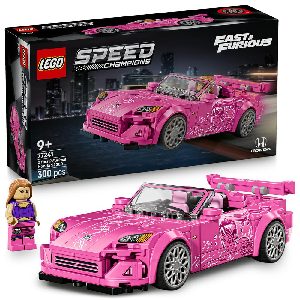 LEGO Speed Champions 2 Fast 2 Furious Honda S2000 - Pink Car Toy