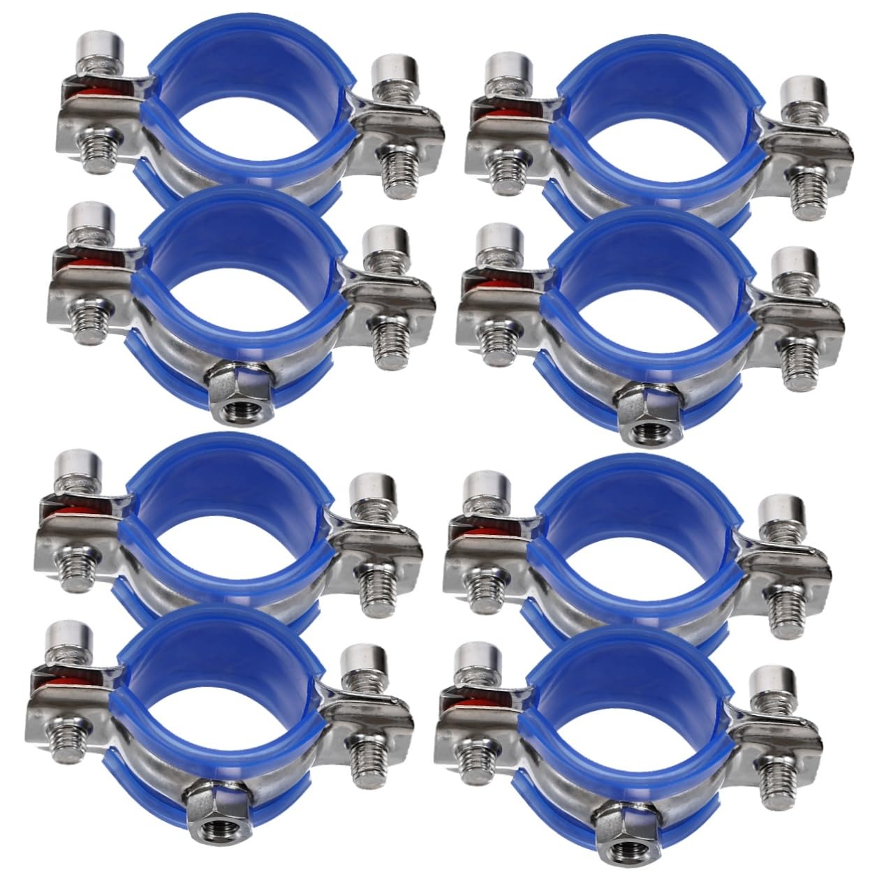 Gadpiparty 8piezas Abrazaderas De Acero Inoxidable Tubos Soporte De Montaje Pared o Techo Para Diámetros De Instalación Fácil y Duradera