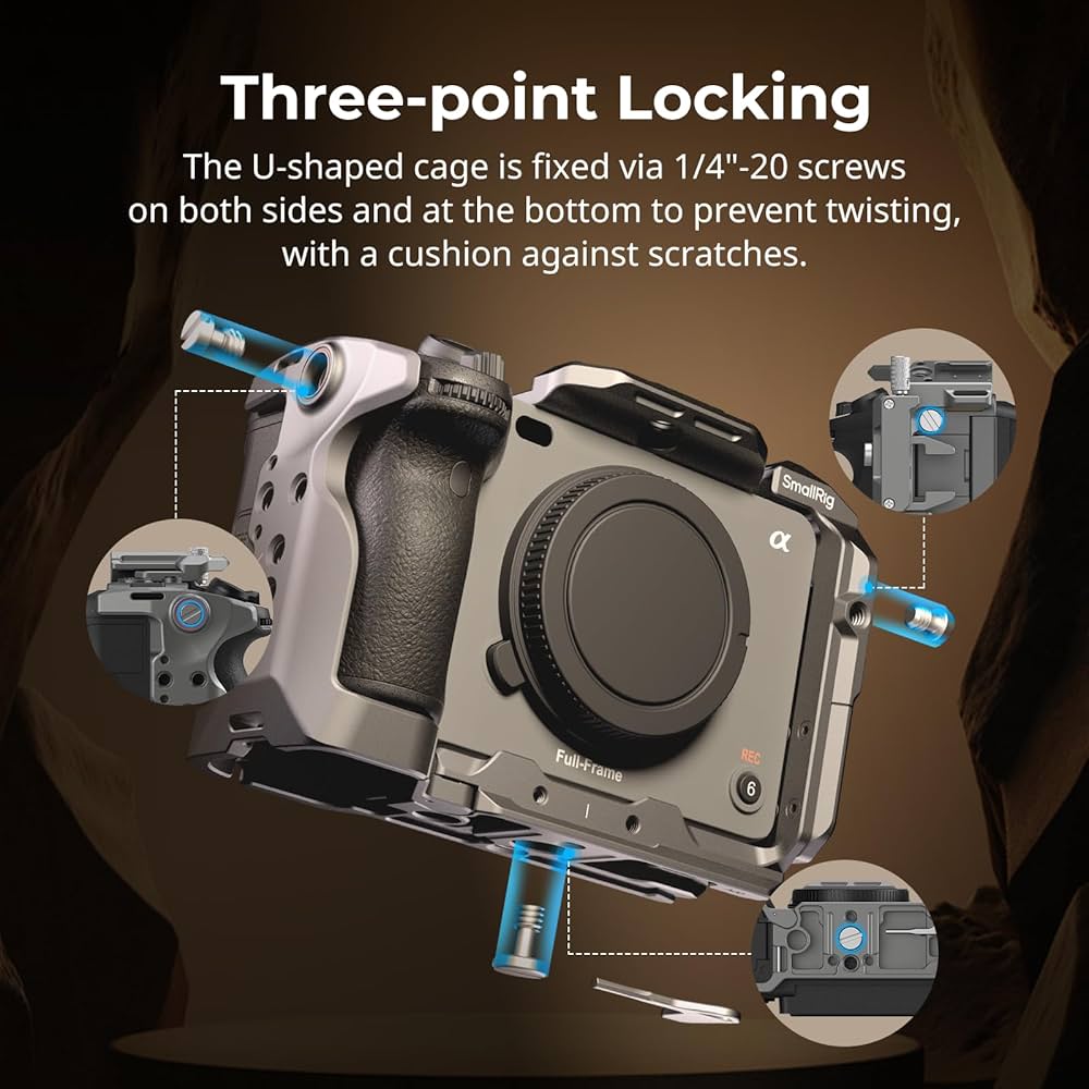 FX3 カメラケージキット　SmallRig製 HawkLock Quick Release Advanced Cage Kit for Sony FX3 / FX30