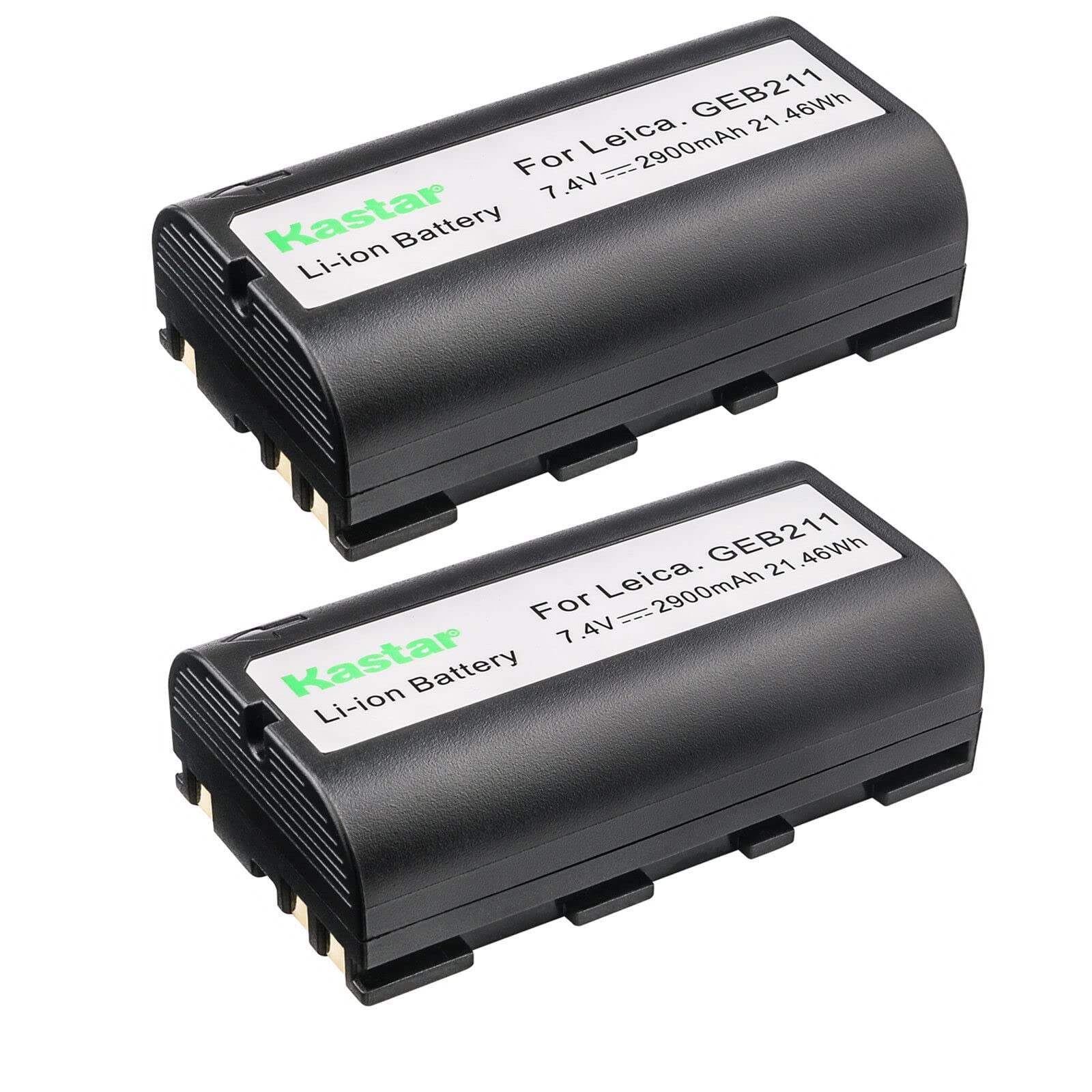 Kastar Battery 2-Pack Replacement for Leica 724117, 733269, 733270, T733270, 772806, GEB70, GEB90, GEB111, GEB171, GEB211, GEB212, GEB221, GEB241,