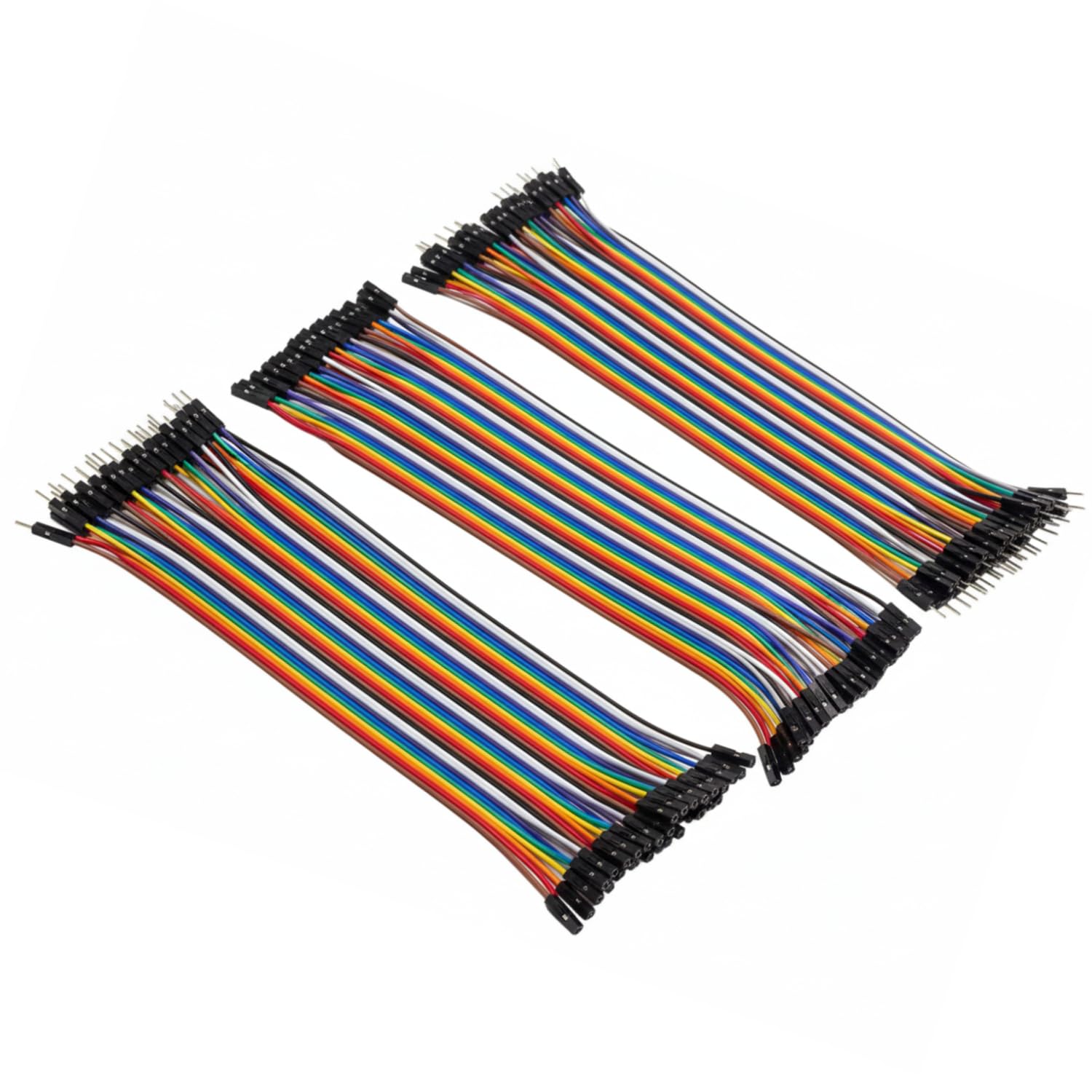 Jumper Wires Kit 120pcs Multicolored Dupont Cables - 40 MM, 40 MF, 40 FF Connectors for Arduino, Raspberry Pi, Breadboard Prototyping & DIY Electronics-image-38