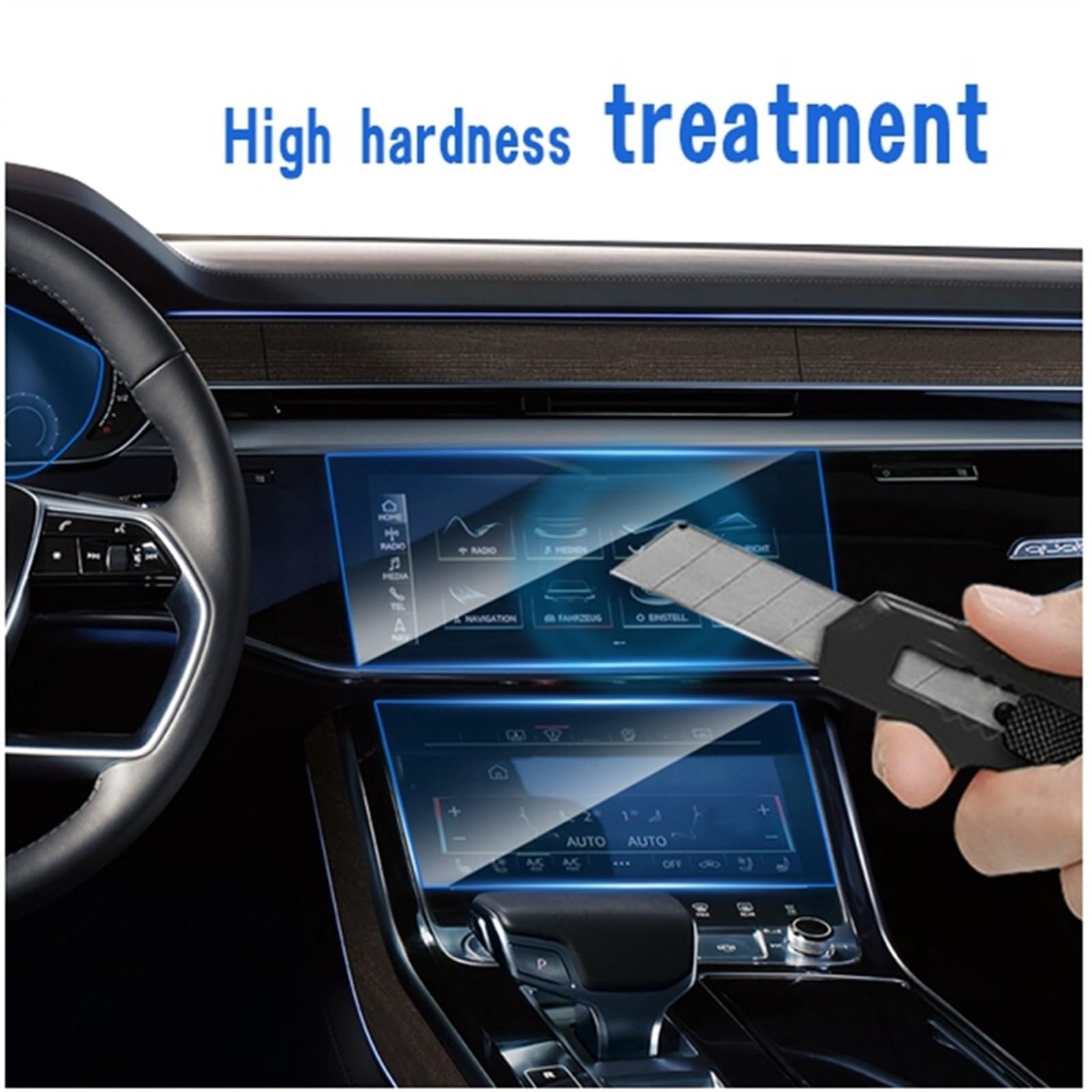 Film Protecteur d'écran Central GPS pour BMW X3 X4 G01 G02 (2018-2020) - Verre trempé