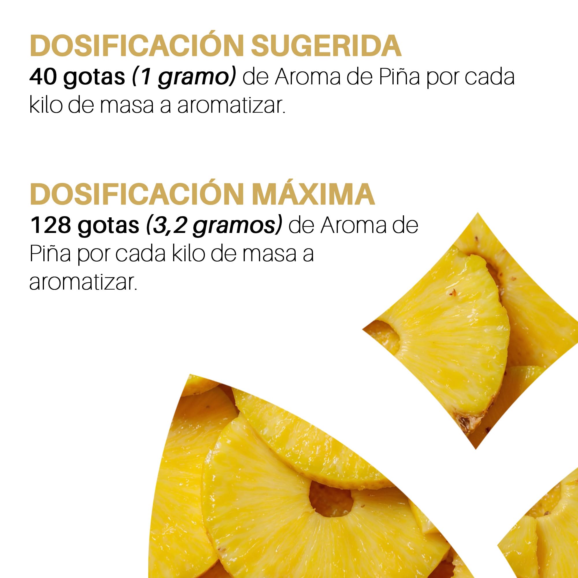 LUIZ AROMAS | Aroma Piña - Aroma Alimentario en Gotas para dulces de Hornear, Pasteles, Bizcochos y Tartas | Producto Vegano sin Calorías y sin Azucar | Producto 100% Italiano (30g)