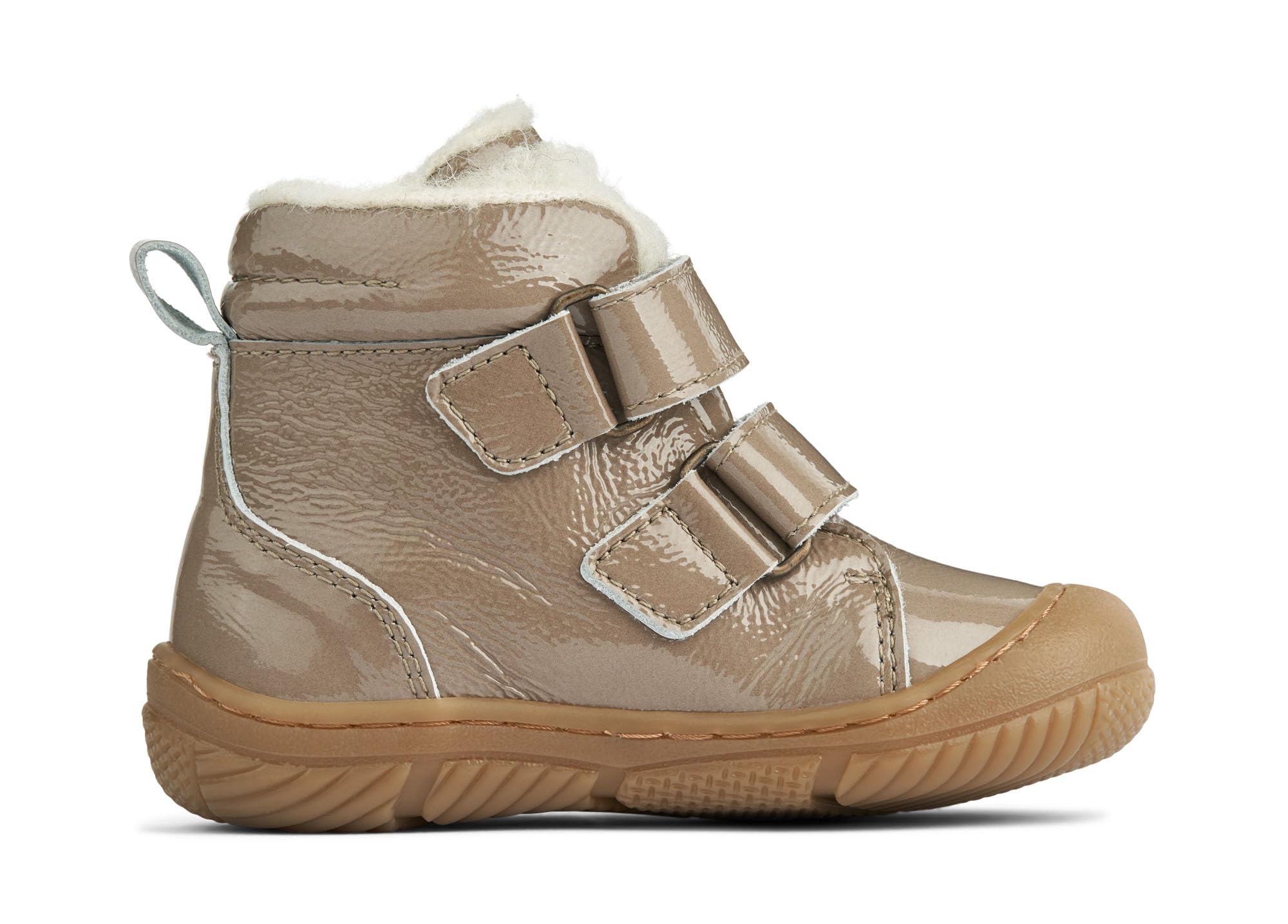 Wheat Uniseks - dzieci Wheat Buty Dziecięce Z Lakierowanej Skóry, Buty Do Nauki Chodzenia Snugga Wełna Niemowlęta Unisex 100% Skóra PatentowaButy do pierwszych kroków