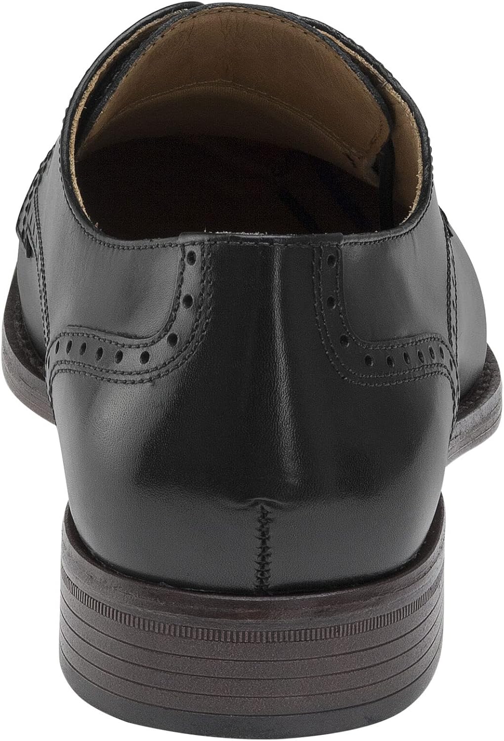 Johnston & Murphy Men's Lewis Cap Toe Dress Casual Shoe, Black FG Leather, 11 - Image 3