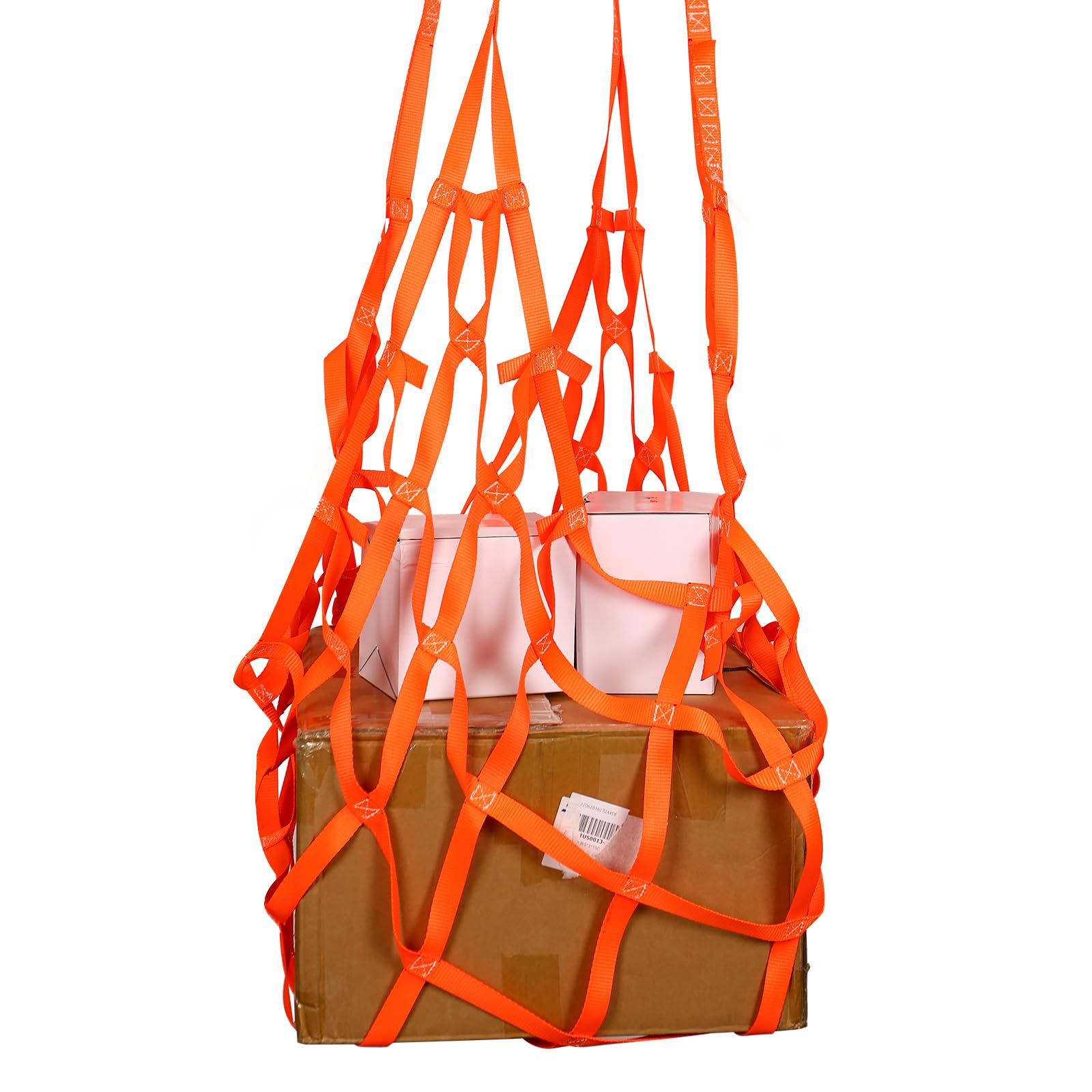 Hebe-Hebenetz Ladung Hängendes Netz, angendes Hebenetz aus Polyester, Net-Cargo Lfting, Frachtnetz, Hängendes Hebe-Gepäcknetz zum Be-und Entladen von Waren, Schutznetz (1 * 1m / 300kg)