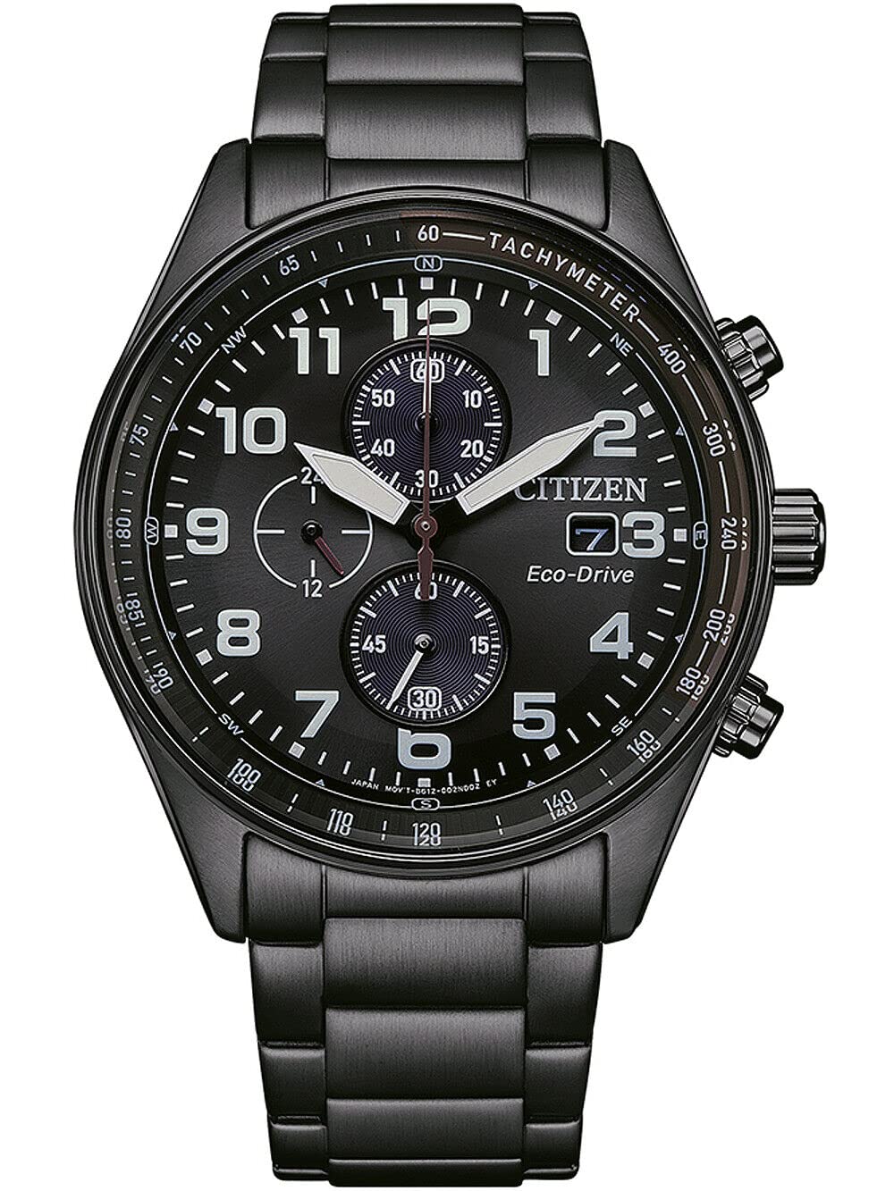 Citizen Herren-Uhren Analog Eco-Drive, Solar 32023839 Black