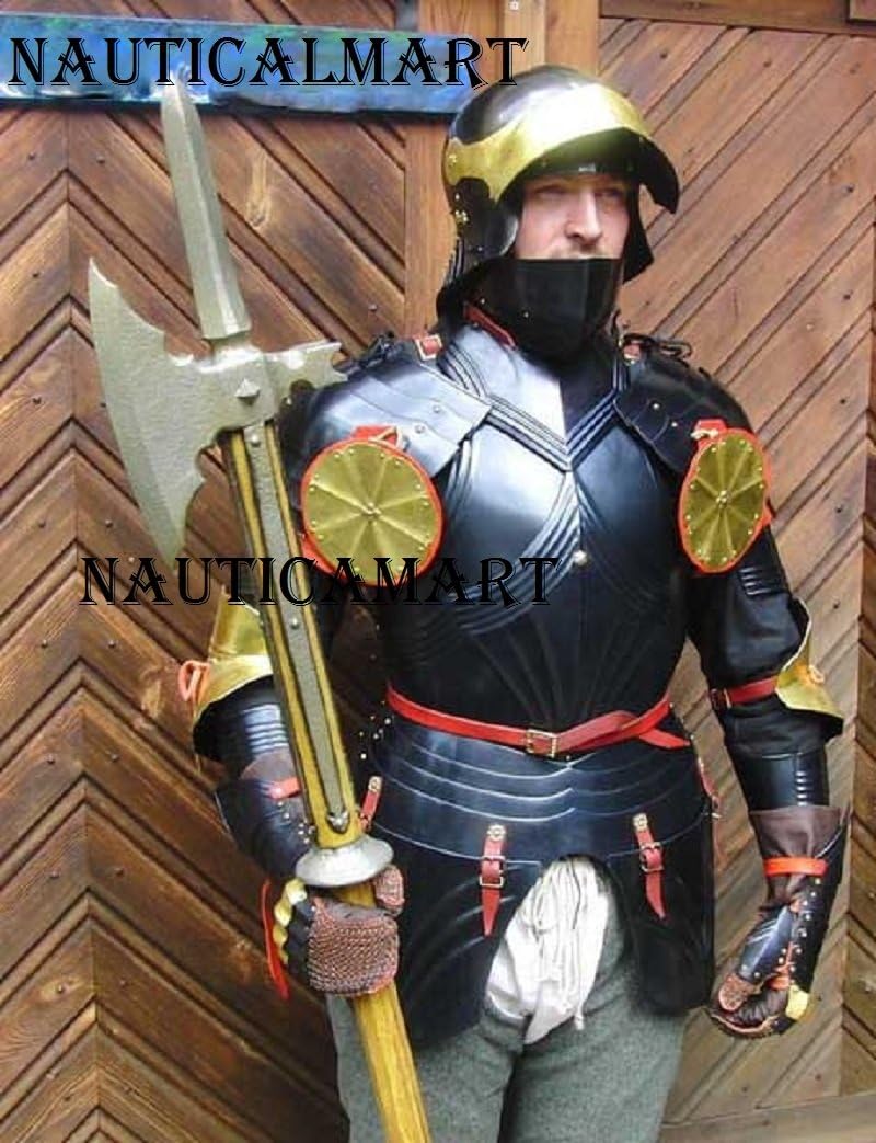 NauticalMart Medieval Reenactment Knight Half Suit of Armor