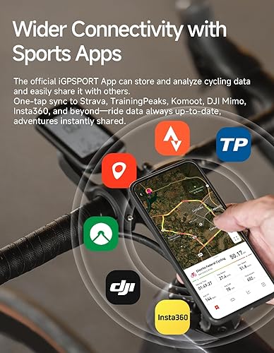 Miniatura 7 de iGPSPORT BSC100MAX GPS Bike Computer, 3 '' Pantalla Auto StartStop Custom Data 40H Impermeable Bicicletas Computadora Inalámbrica