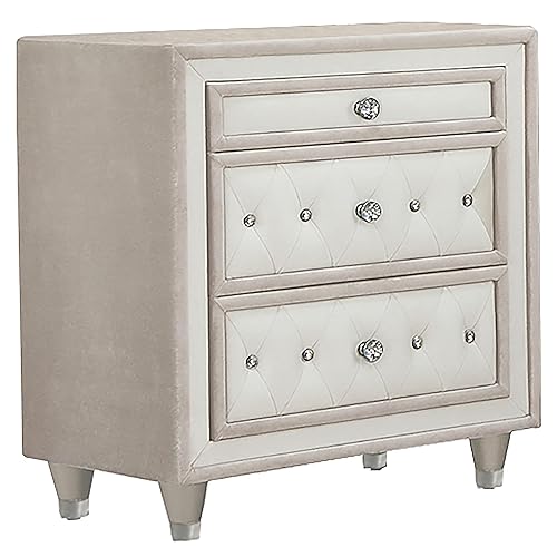 Coaster Home Furnishings - Antonella - Wood - 3-Drawer Upholstered