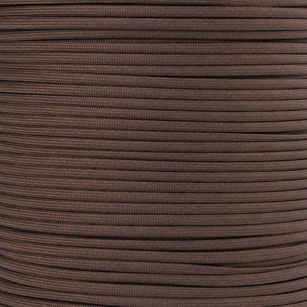 Paracord Planet 550 Paracord – Solid Colors – for Indoor and Outdoor Applications (100 Feet, Walnut)