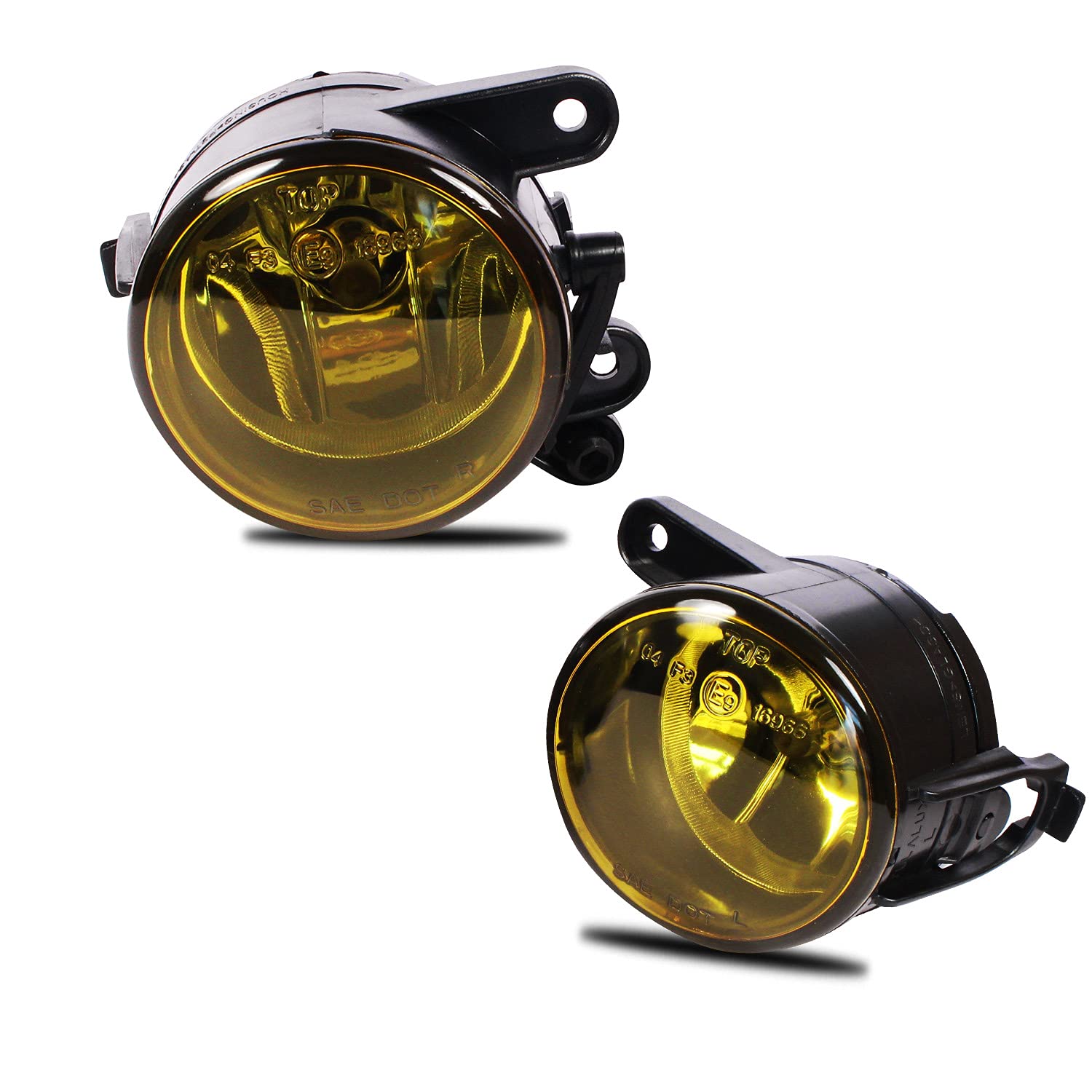 Fendinebbia adatto per Volkswagen Golf V (1K1/1K5) 11/2004-06/2009, un paio di fari fendinebbia (amarillo)