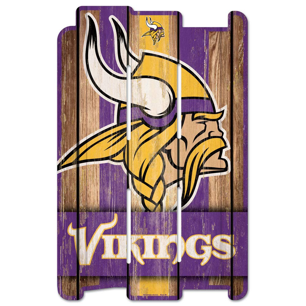WinCraft NFL Holzzaunschild
