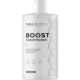 Boost Biotin Conditioner for Thinning Hair - Sulfate Free Biotin and Collagen Conditioner for Women & Men with Moisturizing and Volumizing Castor and Rosemary Oil for Fine Weak & Dull Hair (16 Fl Oz)