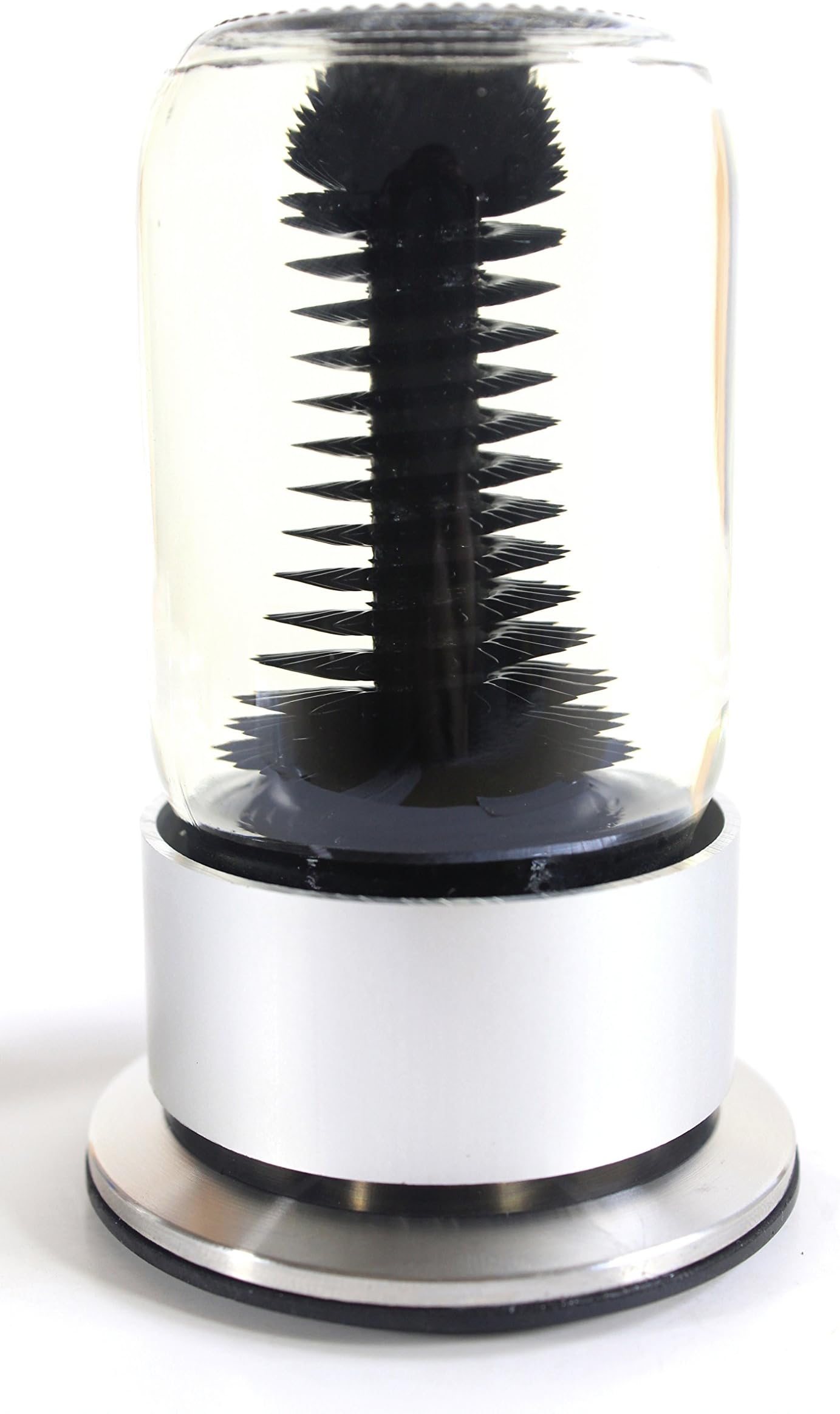 RIZE Spinning Ferrofluid Display with Black ferrofluid