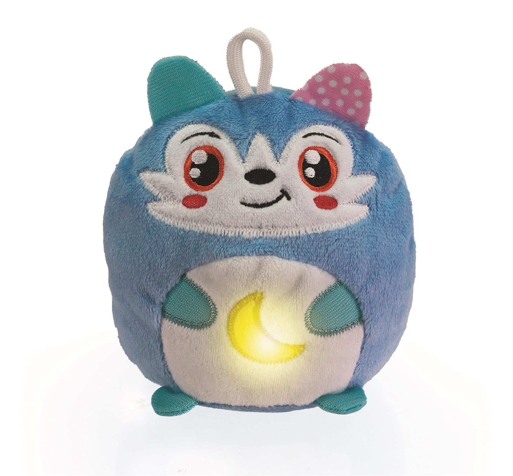 Clementoni Baby for You - Twinkle Twinkle Little Wolf, lampka nocna dla dzieci, 0-miesięczna gra dla dzieci +, wilk z kojącymi światłami i dźwiękami, wsparcie dla spokojnego snu, 17554