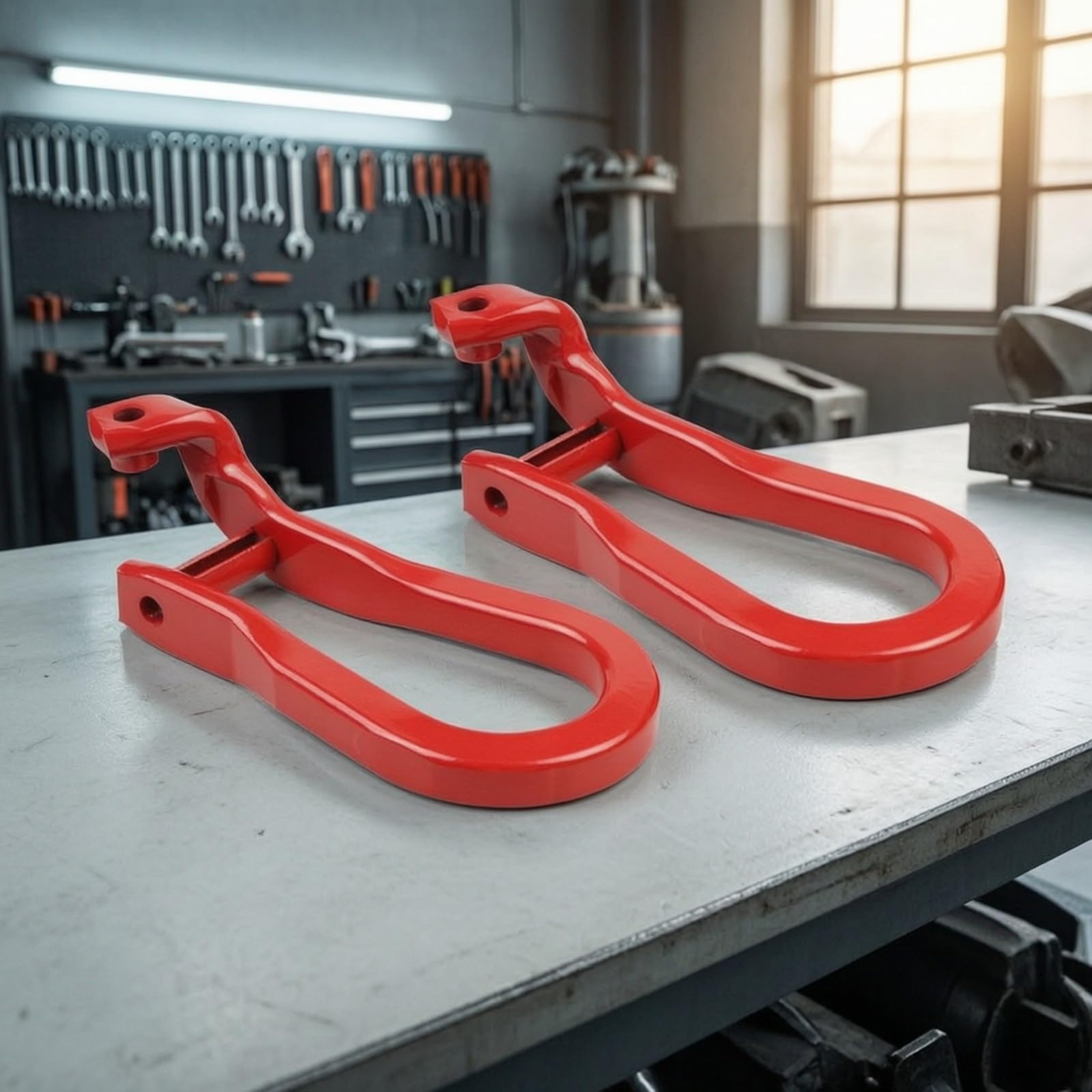 Qianly Ganci di Traino con Bulloni Sicuro | Compatibile, Pesante, Gancio di Traino Imbullonato, Automobilisti