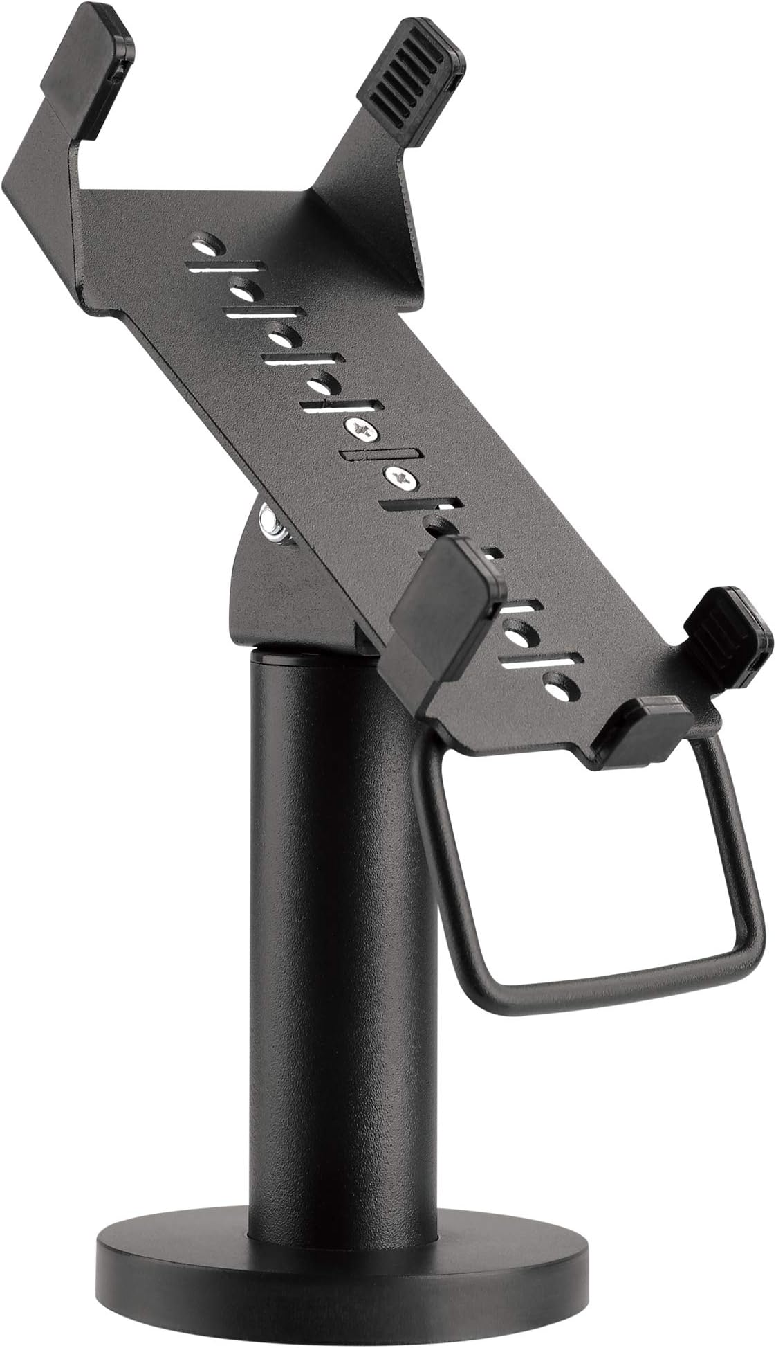 Mount-It! 7" Pole Credit Card POS Terminal Stand to Mount The VeriFone VX520, Anti-Theft Locking, Tilt, Swivel (MI-3793)