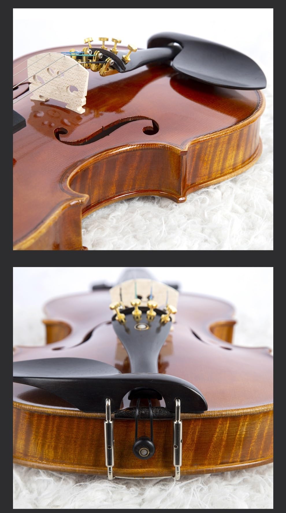 Violine Spielgeige Antik Matt Geige Für Anfänger 1/4 1/2 3/4 4/4 1/8(3/4)