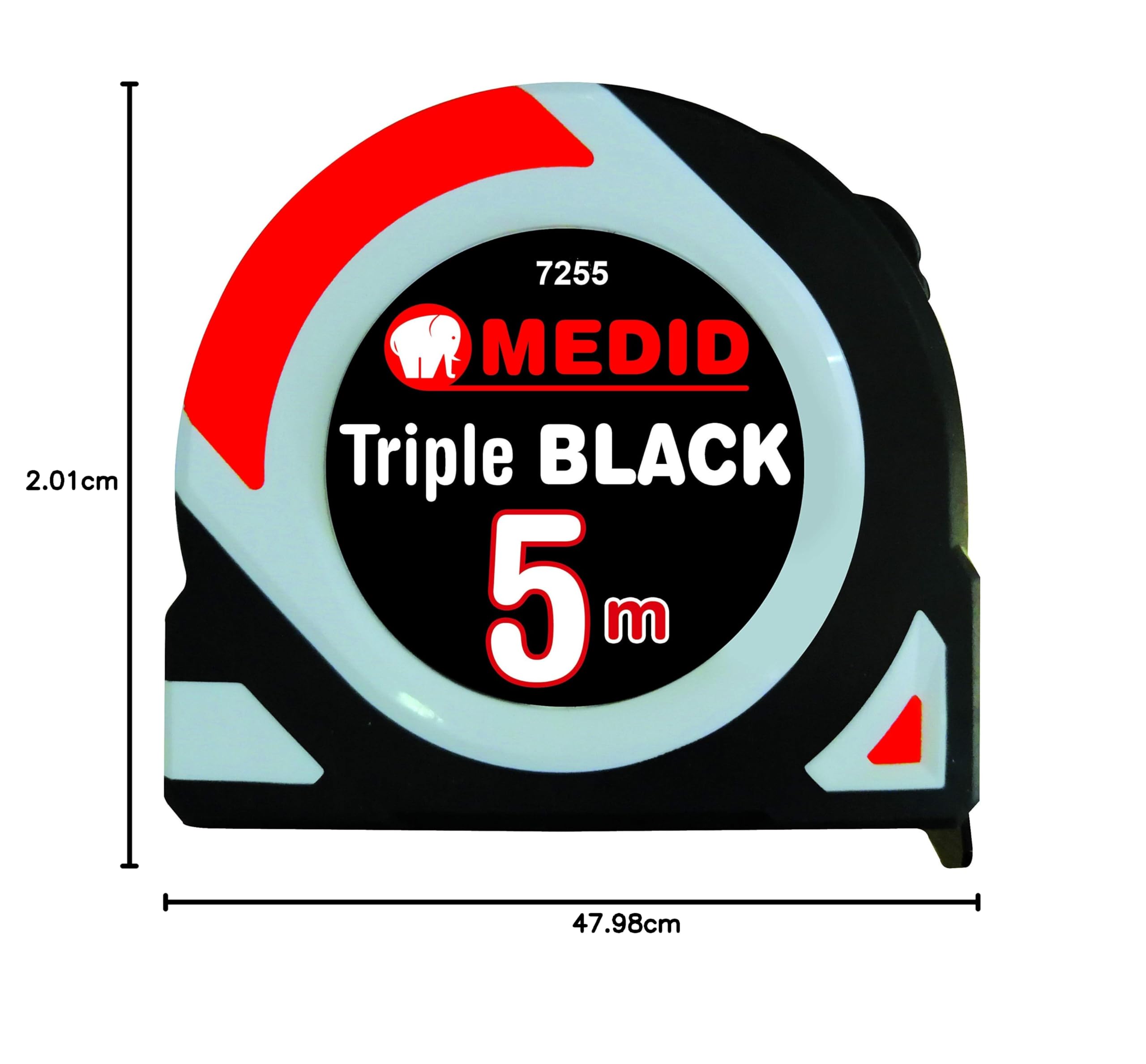 Medid 7255 Flexometro Triple Black