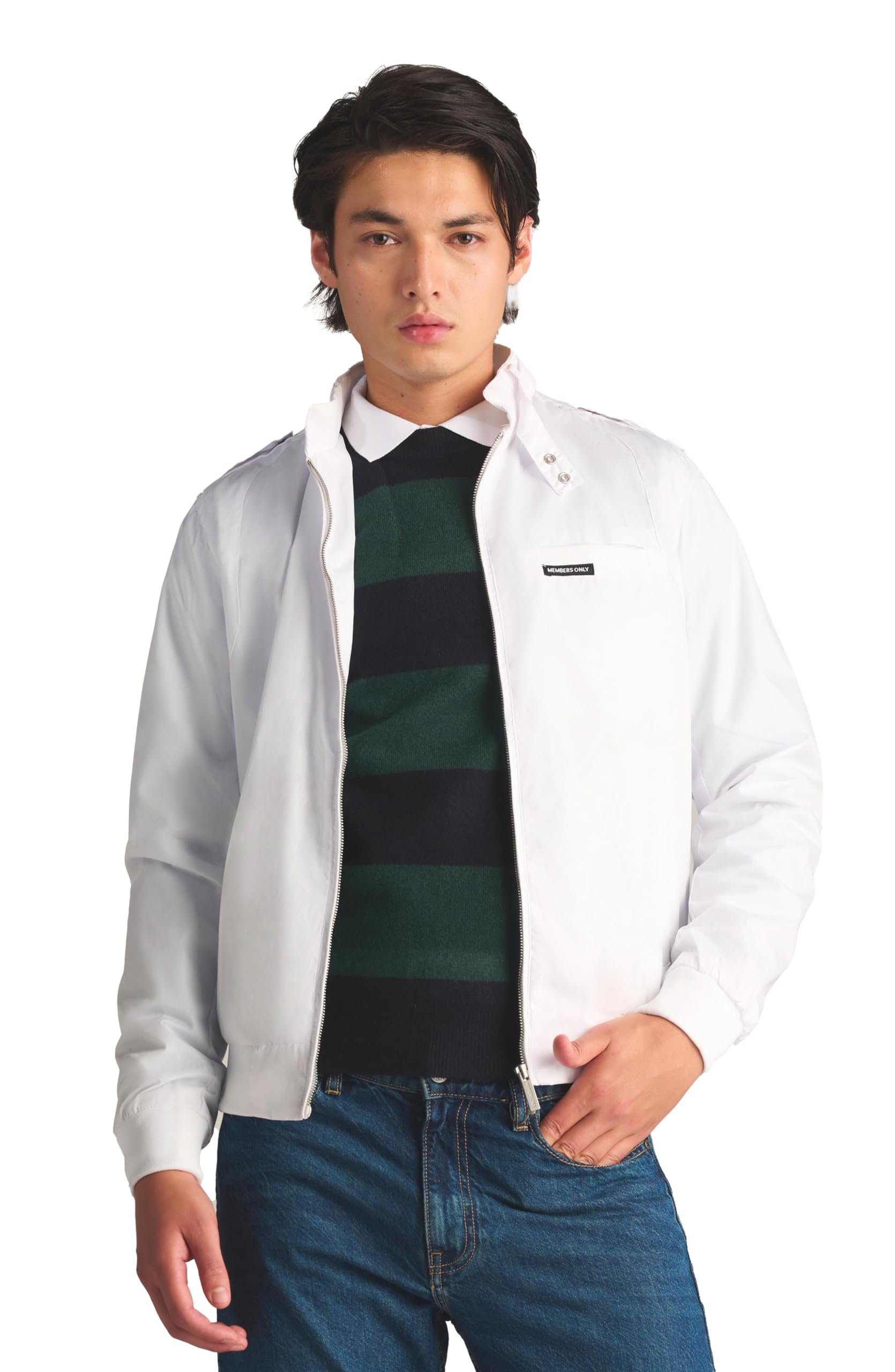 Members Only Original Iconic Racer Jacket for Men | Slim Fit |