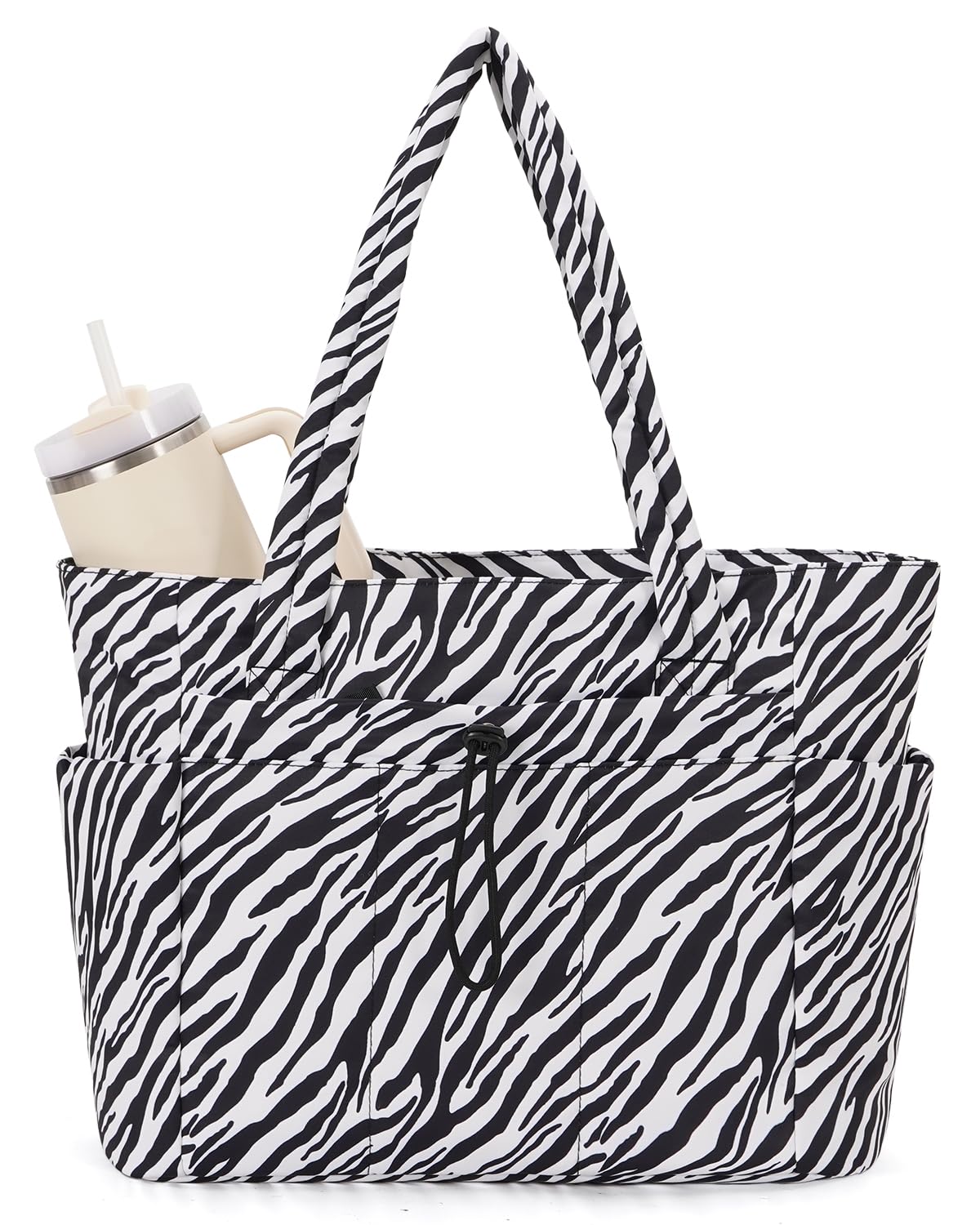 Wandering Nature Tote Bag for Women, Puffy Handbags for Work, Travel, Nurse