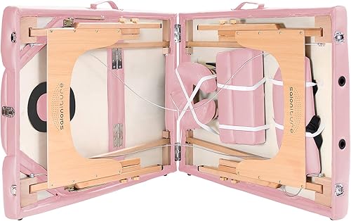 Miniatura 38 de Mesa de masaje portátil profesional con respaldo, varios colores disponibles, de Saloniture , Crema